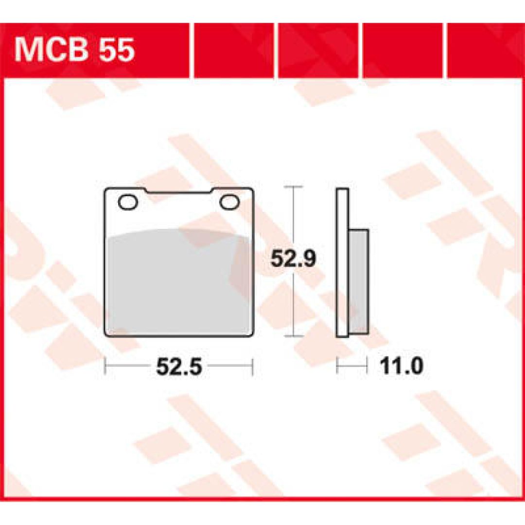 Bromsbelägg FRAM Ceramic TRW Standard
