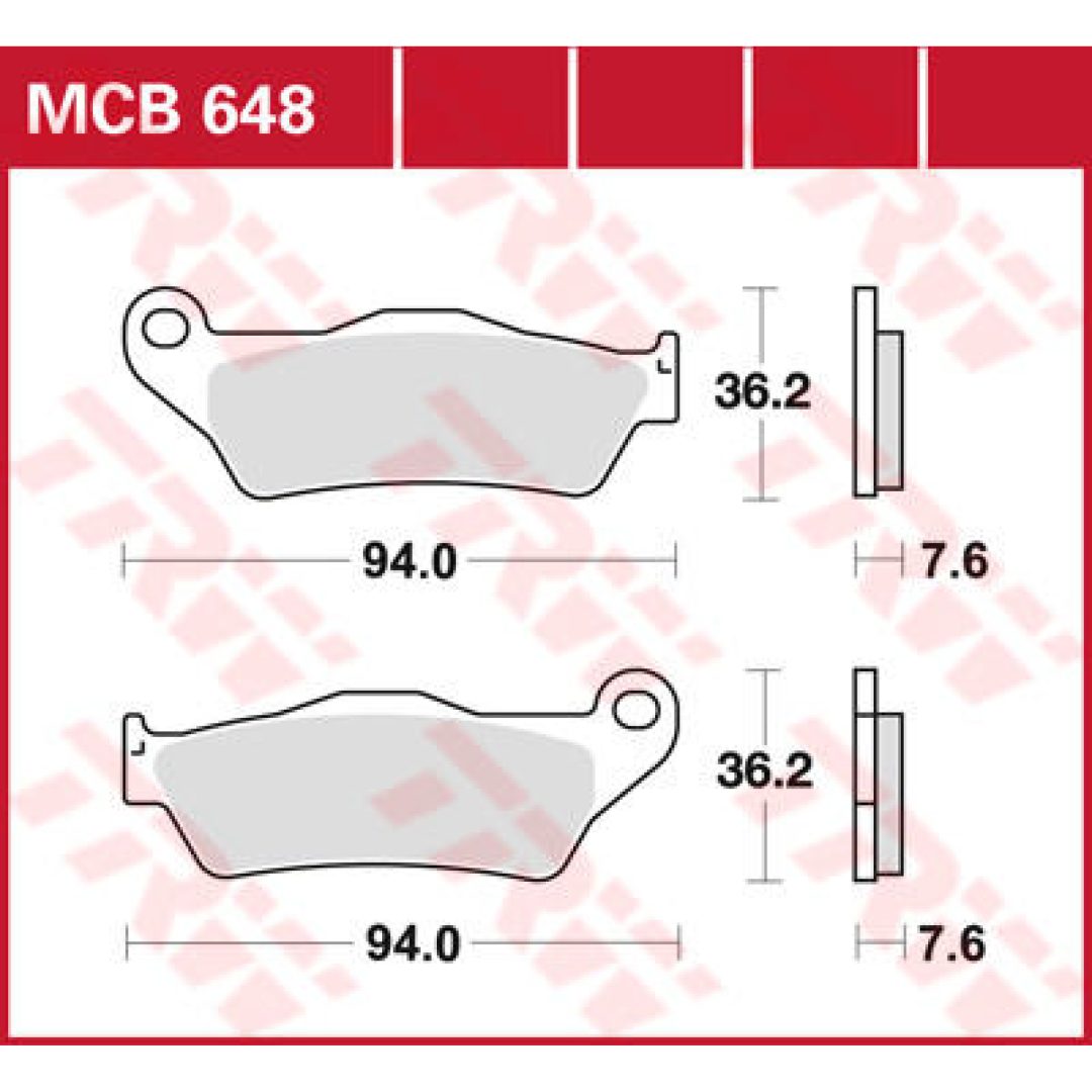 Bromsbelägg FRAM Ceramic TRW Standard