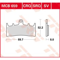 Bromsbelägg FRAM Ceramic TRW