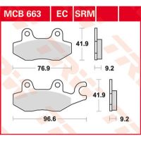 Bromsbelägg FRAM Ceramic TRW