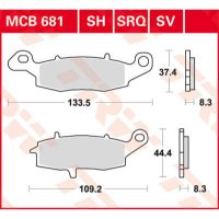Bromsbelägg FRAM Ceramic TRW