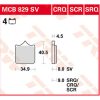 Bromsbelägg FRAM CRQ HYPER-CARBON RACING TRW CRQ Bromsbelägg – miniatyr 1