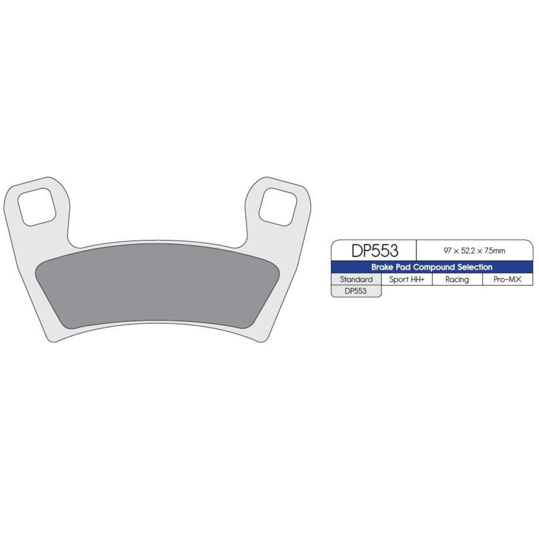 Bromsbelägg FRAM DP-Brakes BRAKE PADS SINT DP DP553