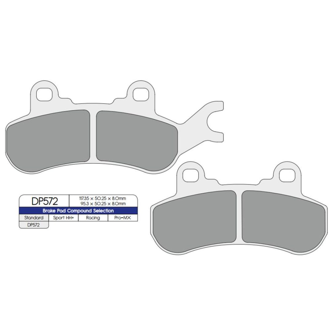 Bromsbelägg FRAM DP-Brakes Bromsbelägg