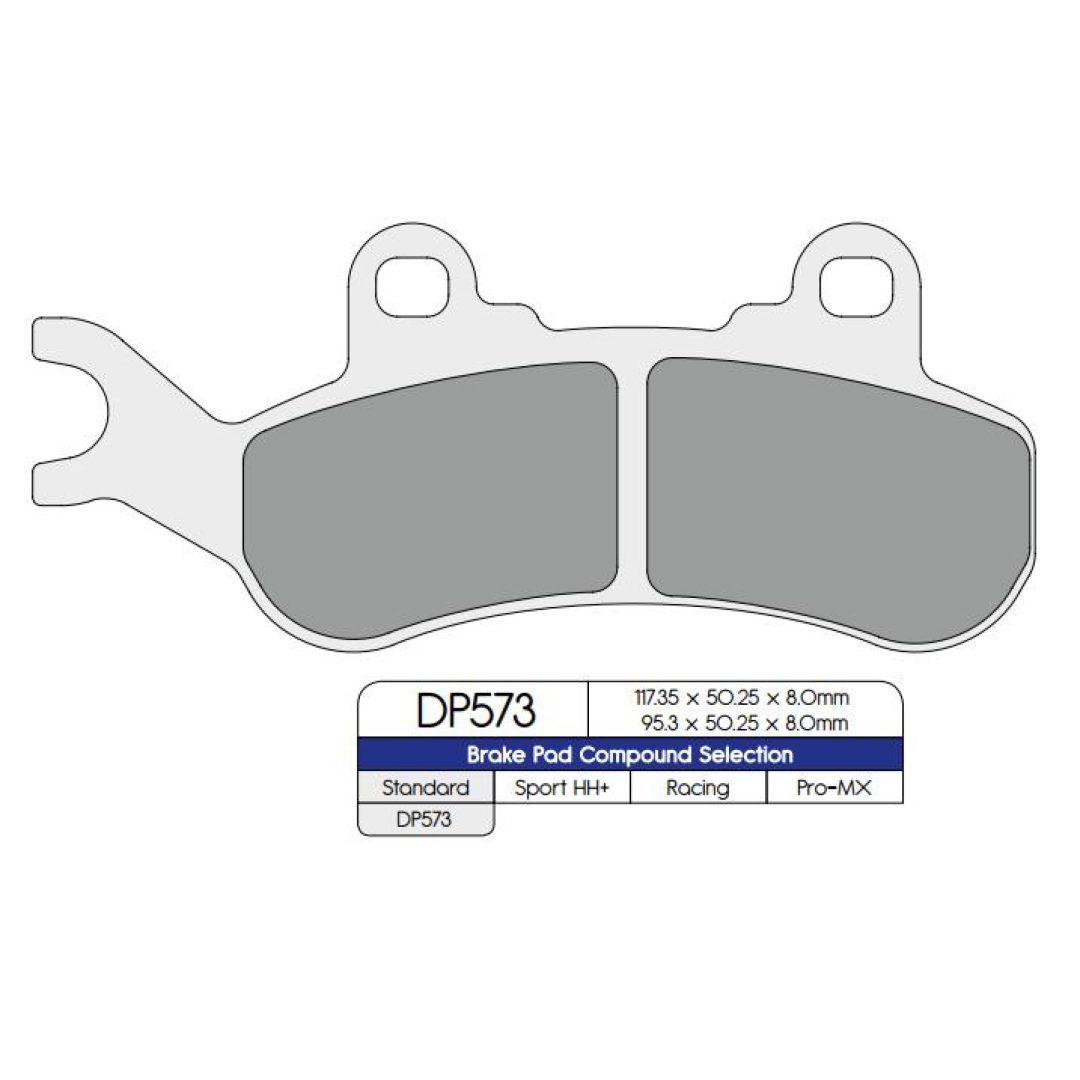 Bromsbelägg FRAM DP-Brakes Bromsbelägg