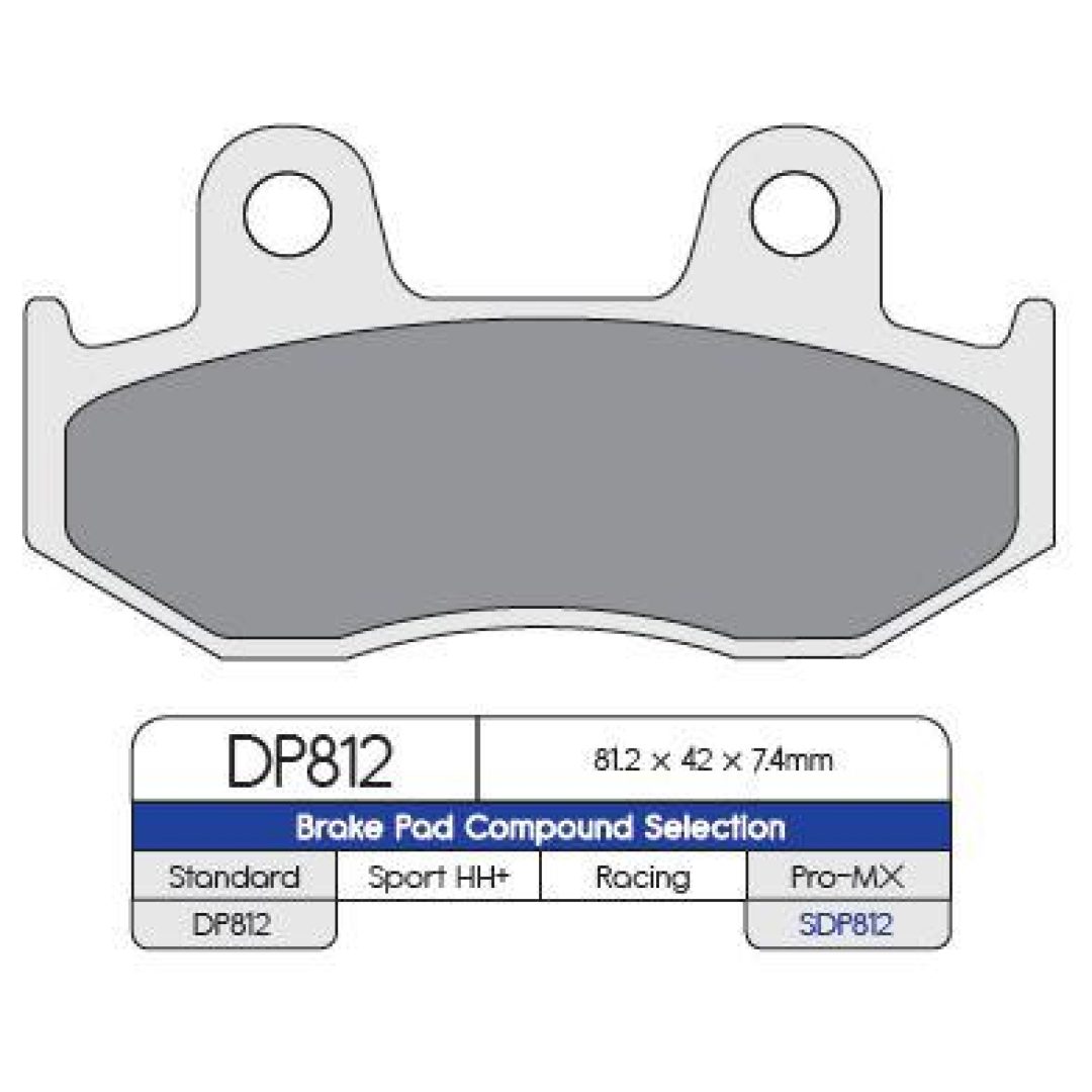 Bromsbelägg FRAM DP-Brakes Bromsbelägg Fram / Bak Sintered Metal Standard