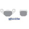 Bromsbelägg FRAM DP-Brakes Bromsbelägg Fram / Bak Sintered Metal Standard – miniatyr 1