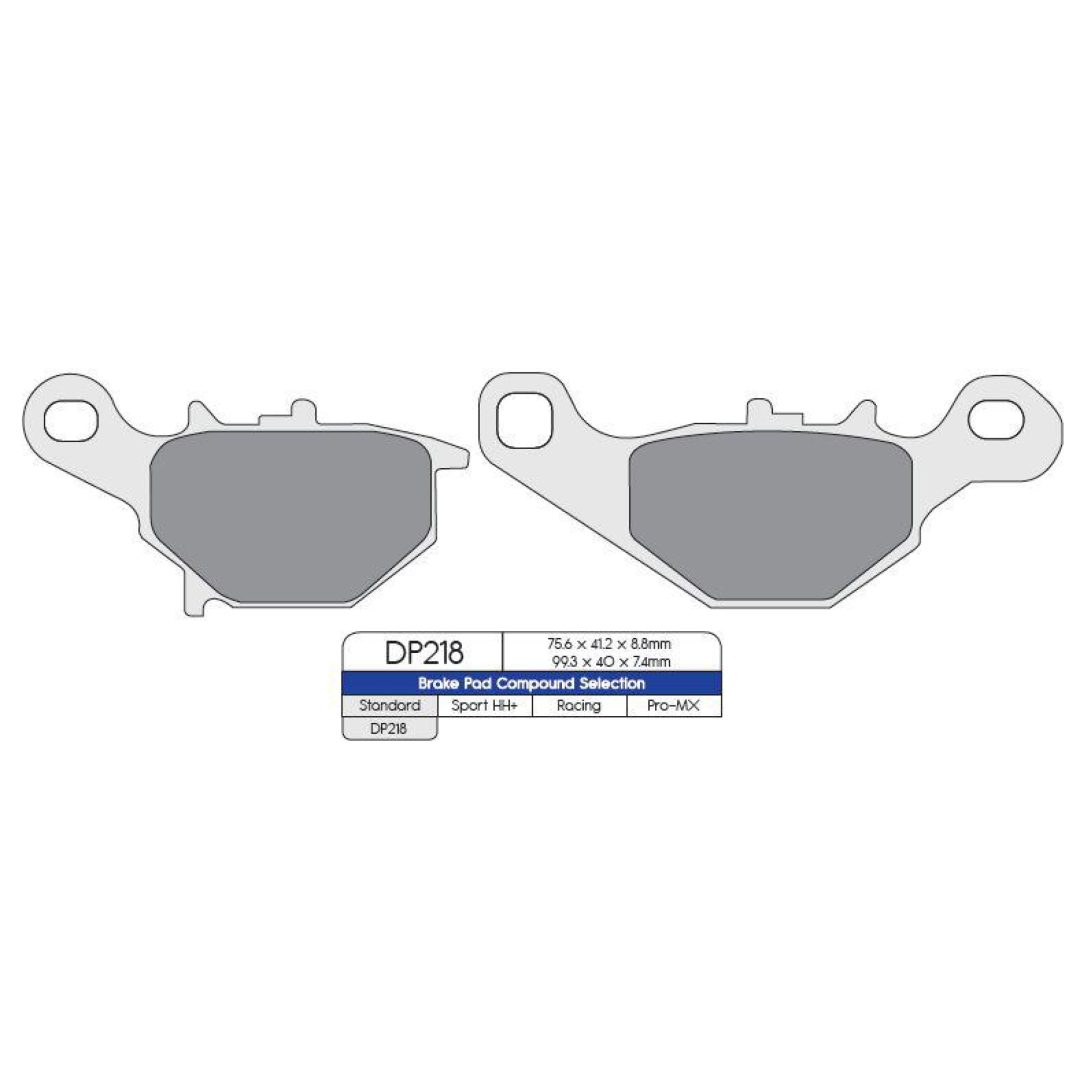 Bromsbelägg FRAM DP-Brakes Bromsbelägg Fram Sintered Metal Standard