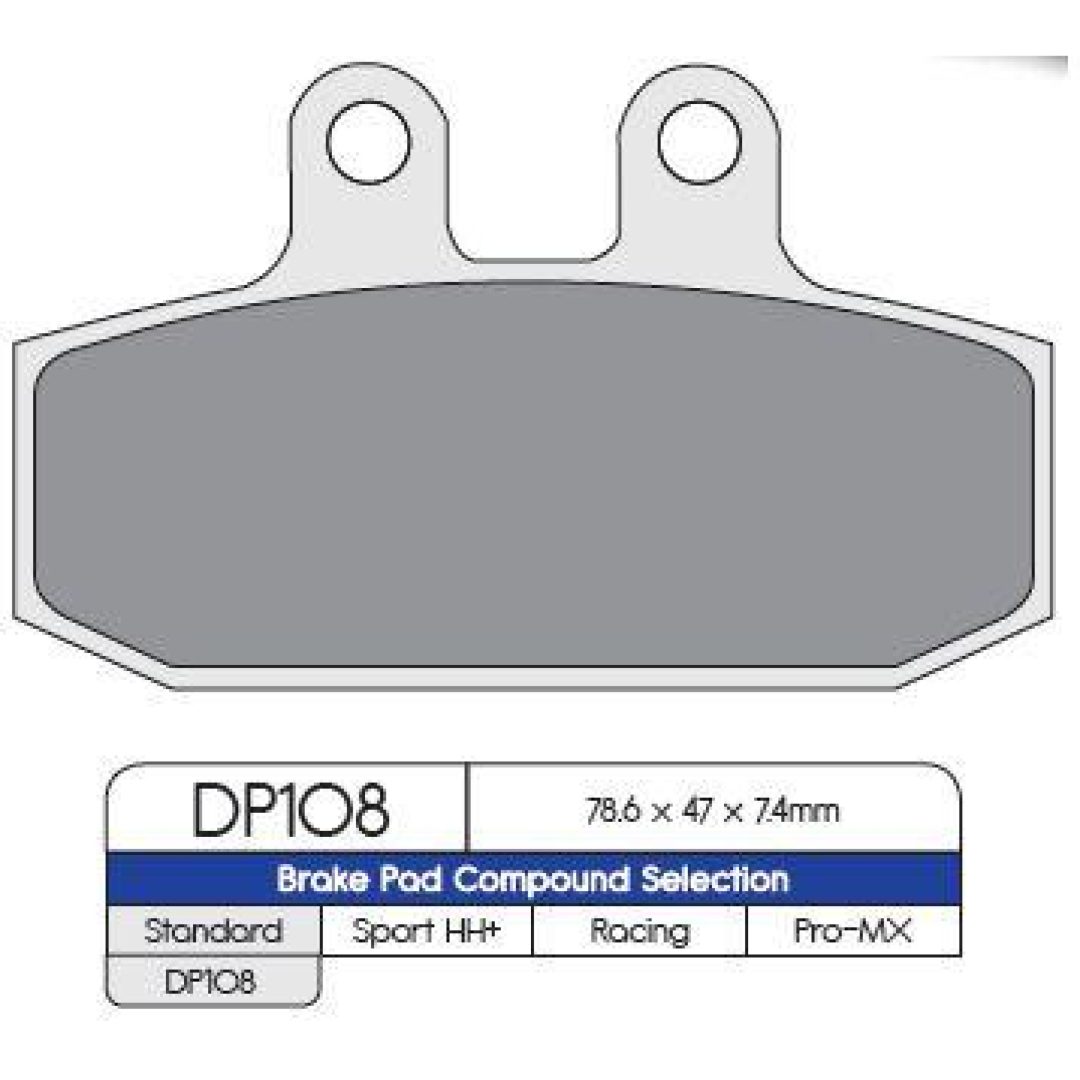 Bromsbelägg FRAM DP-Brakes Bromsbelägg Fram Sintered Metal Standard