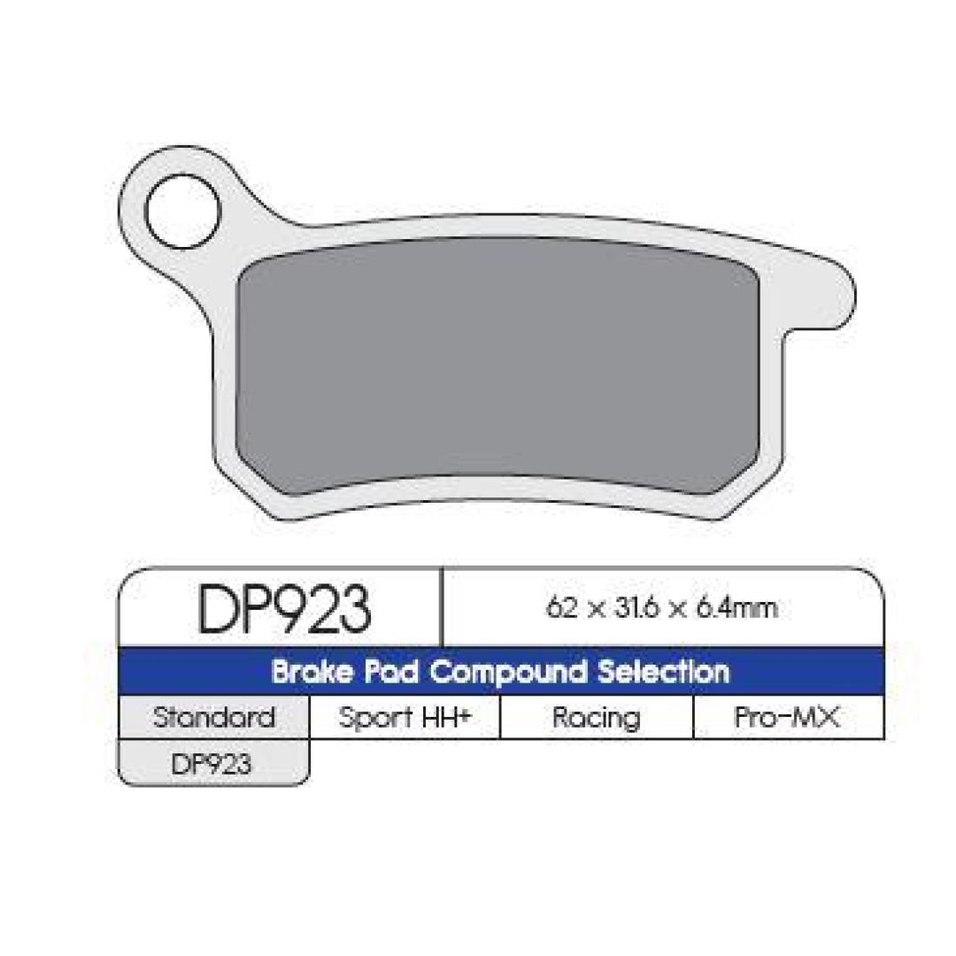 Bromsbelägg FRAM DP-Brakes Fram & Bak KTM 65 09->, Fram 85 03-11, bak 03-10