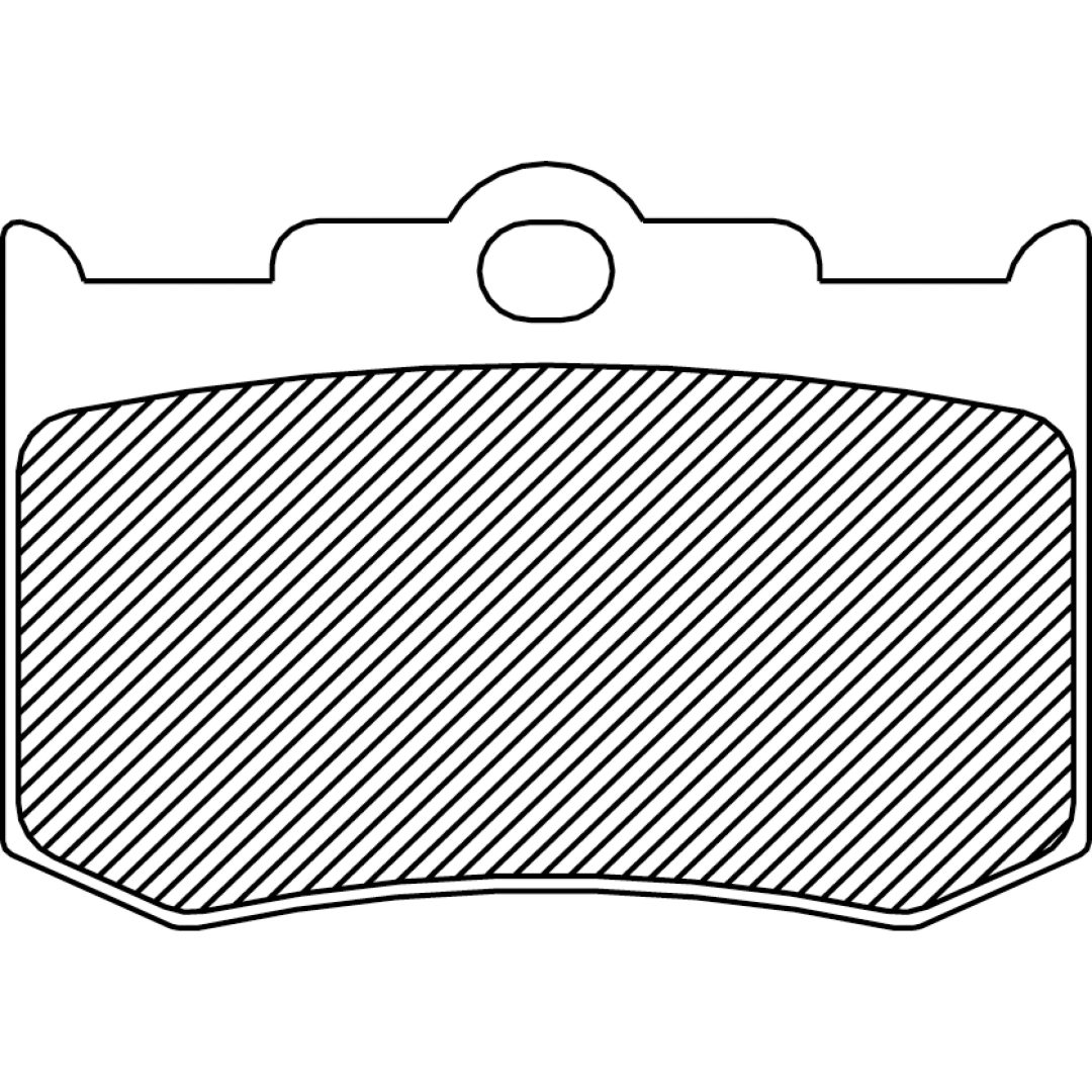 Bromsbelägg FRAM DRAG BRAKE PAD-DRAG SINTERD – bild 2