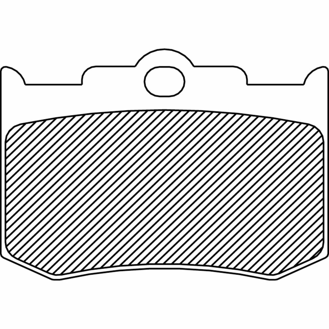 Bromsbelägg FRAM DRAG BRAKE PAD-DRAG SINTERD