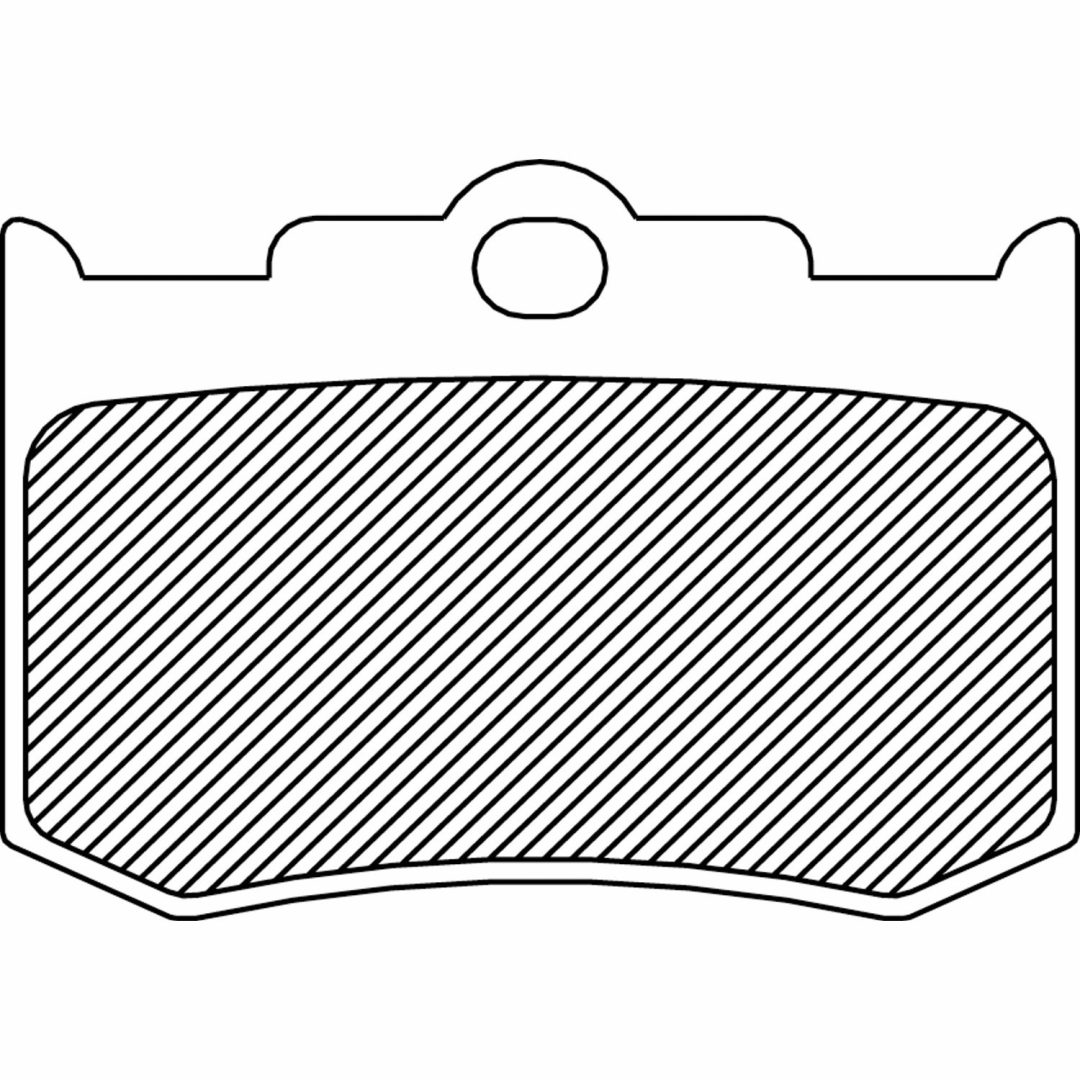 Bromsbelägg FRAM DRAG BRAKE PAD-DRAG SINTERD