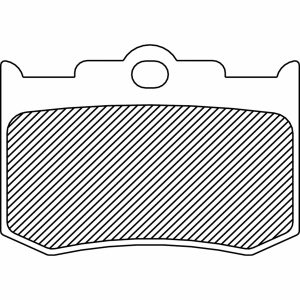 Bromsbelägg FRAM DRAG
