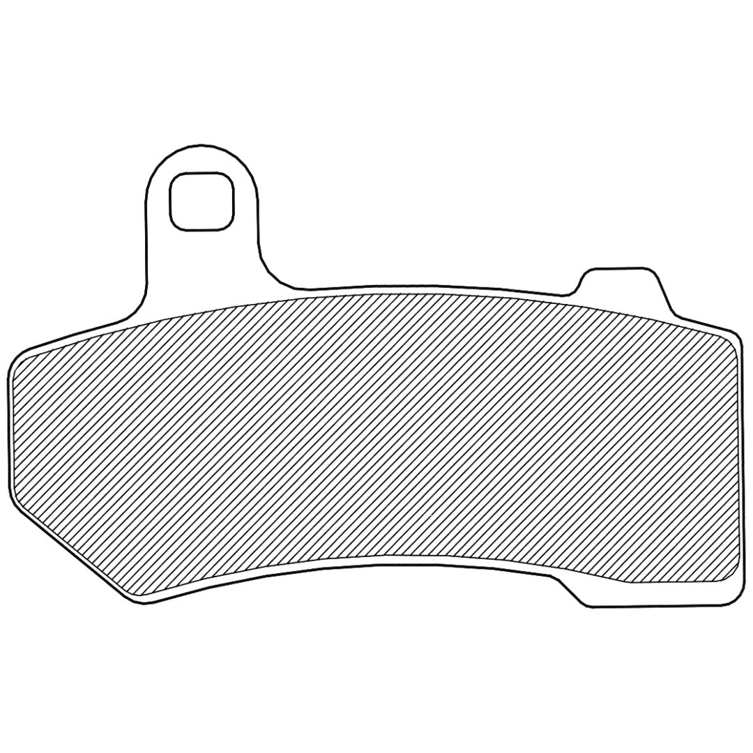 Bromsbelägg FRAM DRAG Position: Fram Material: Organisk Kevlar – bild 2