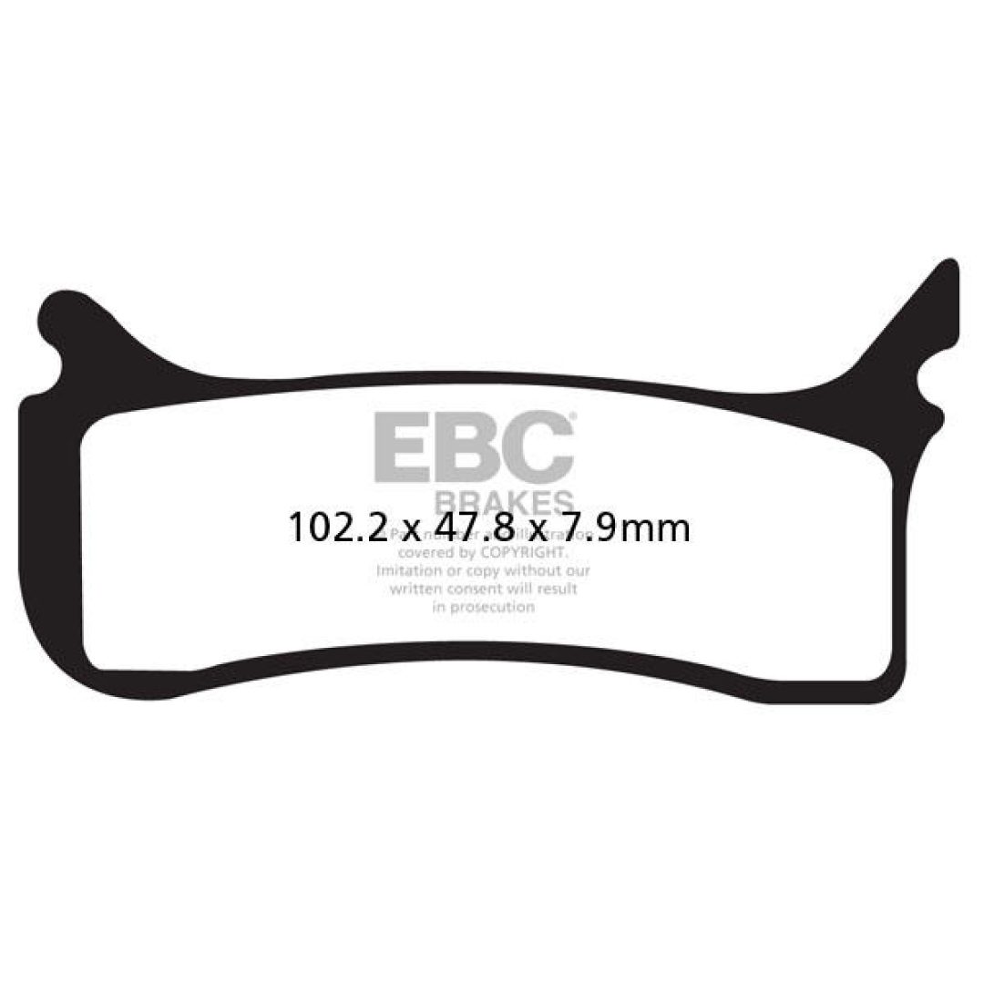 Bromsbelägg FRAM Extreme Pro EBC BRAKE PAD SINTER SPORT