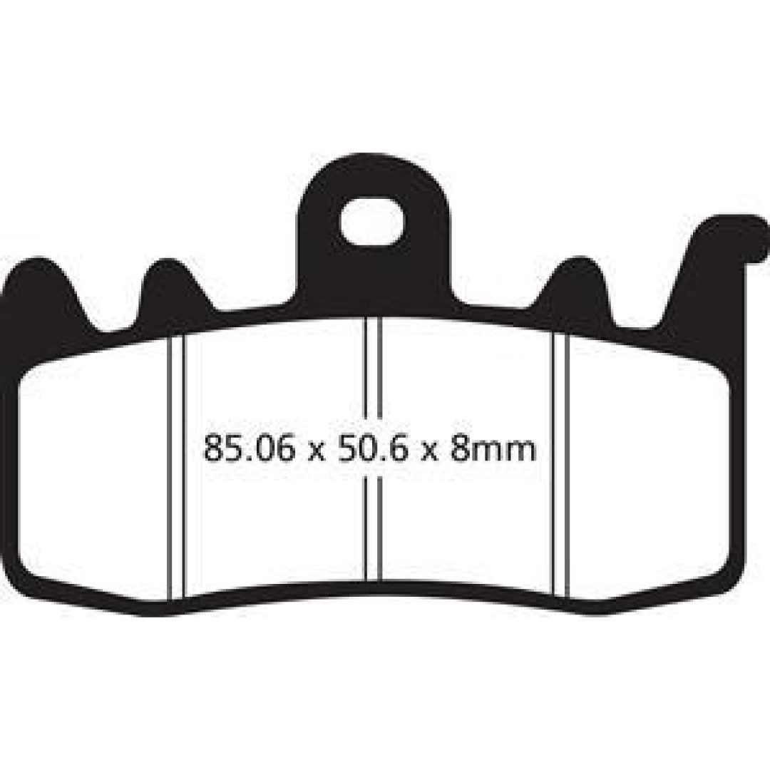 Bromsbelägg FRAM Extreme Pro EBC Bromsbelägg