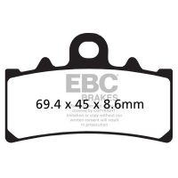 Bromsbelägg FRAM Extreme Pro EBC