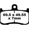 Bromsbelägg FRAM Extreme Pro EBC Trackday – miniatyr 1