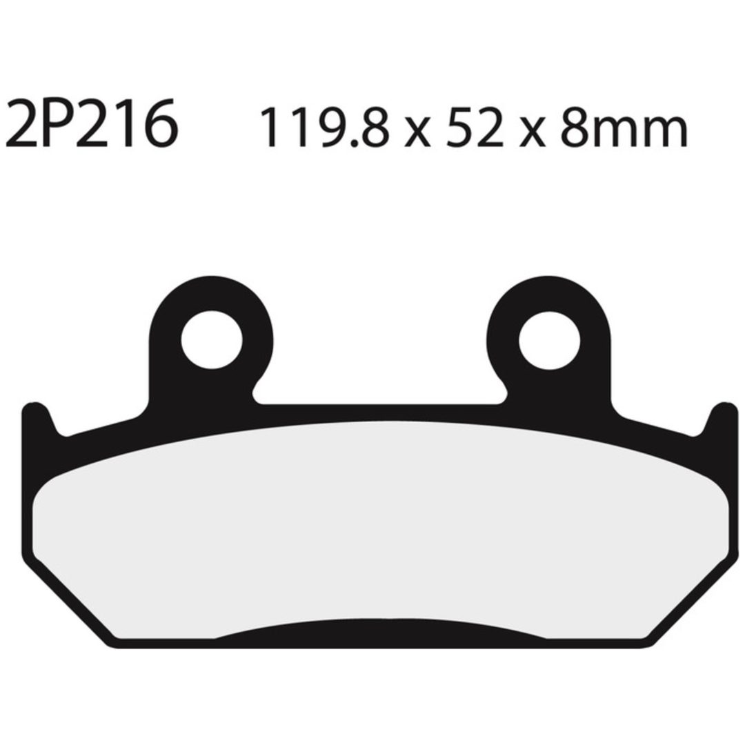 Bromsbelägg FRAM Halvmetalliskt Nissin