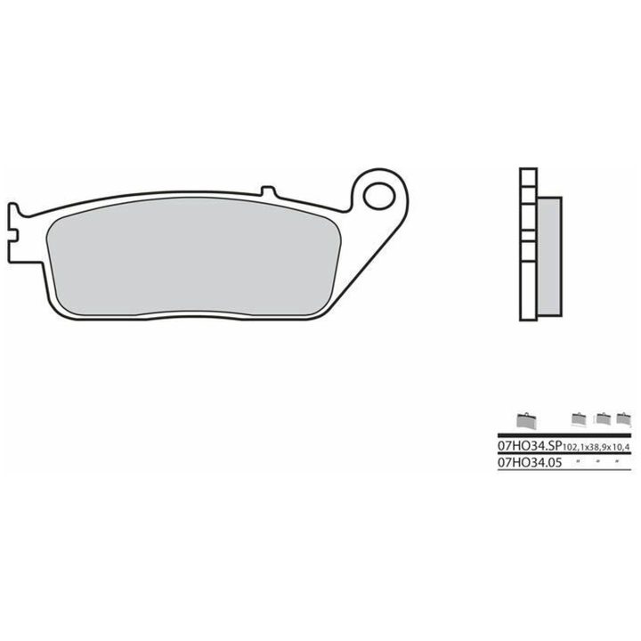 Bromsbelägg FRAM Kolkeramik Brembo – bild 2