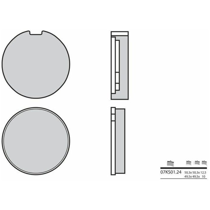 Bromsbelägg FRAM Kolkeramik Brembo – bild 2