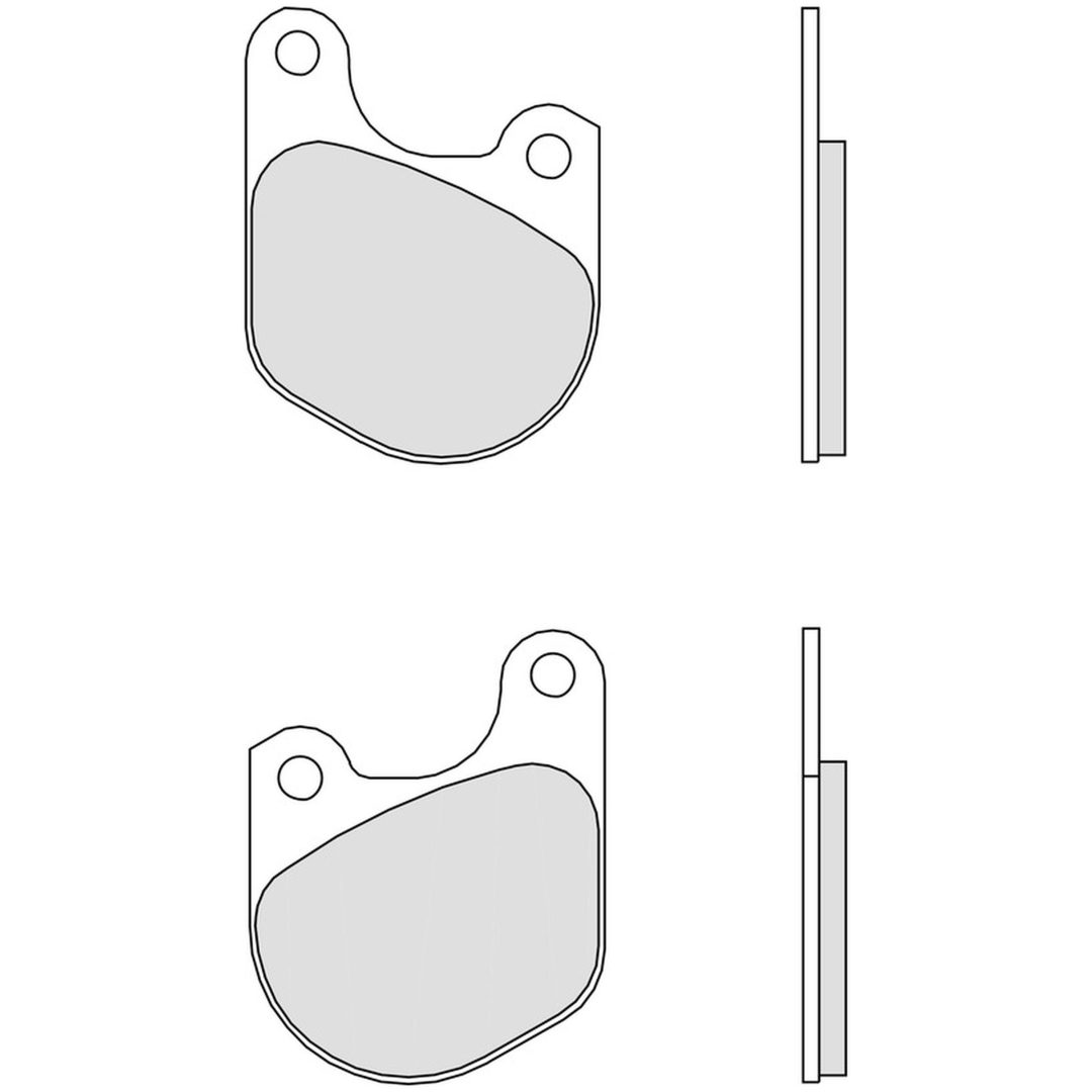 Bromsbelägg FRAM Kolkeramik Brembo – bild 3