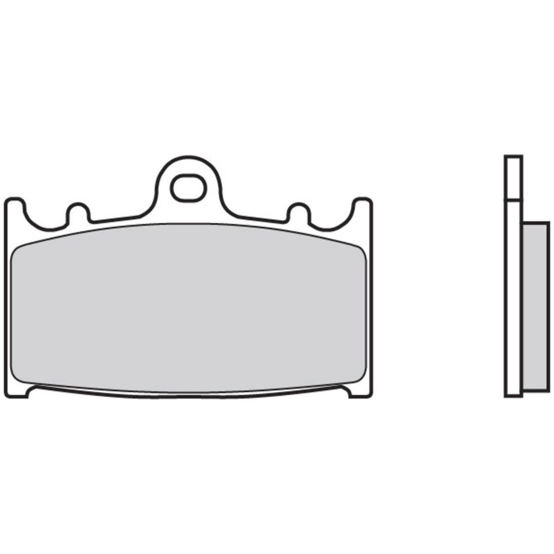 Bromsbelägg FRAM Kolkeramik Brembo – bild 3