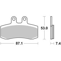 Bromsbelägg FRAM Kolkeramik Brembo