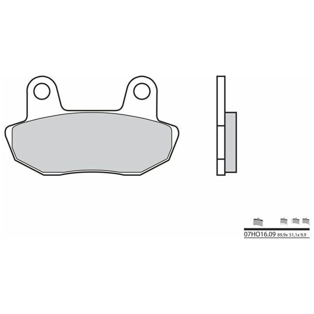 Bromsbelägg FRAM Kolkeramik Brembo – bild 2