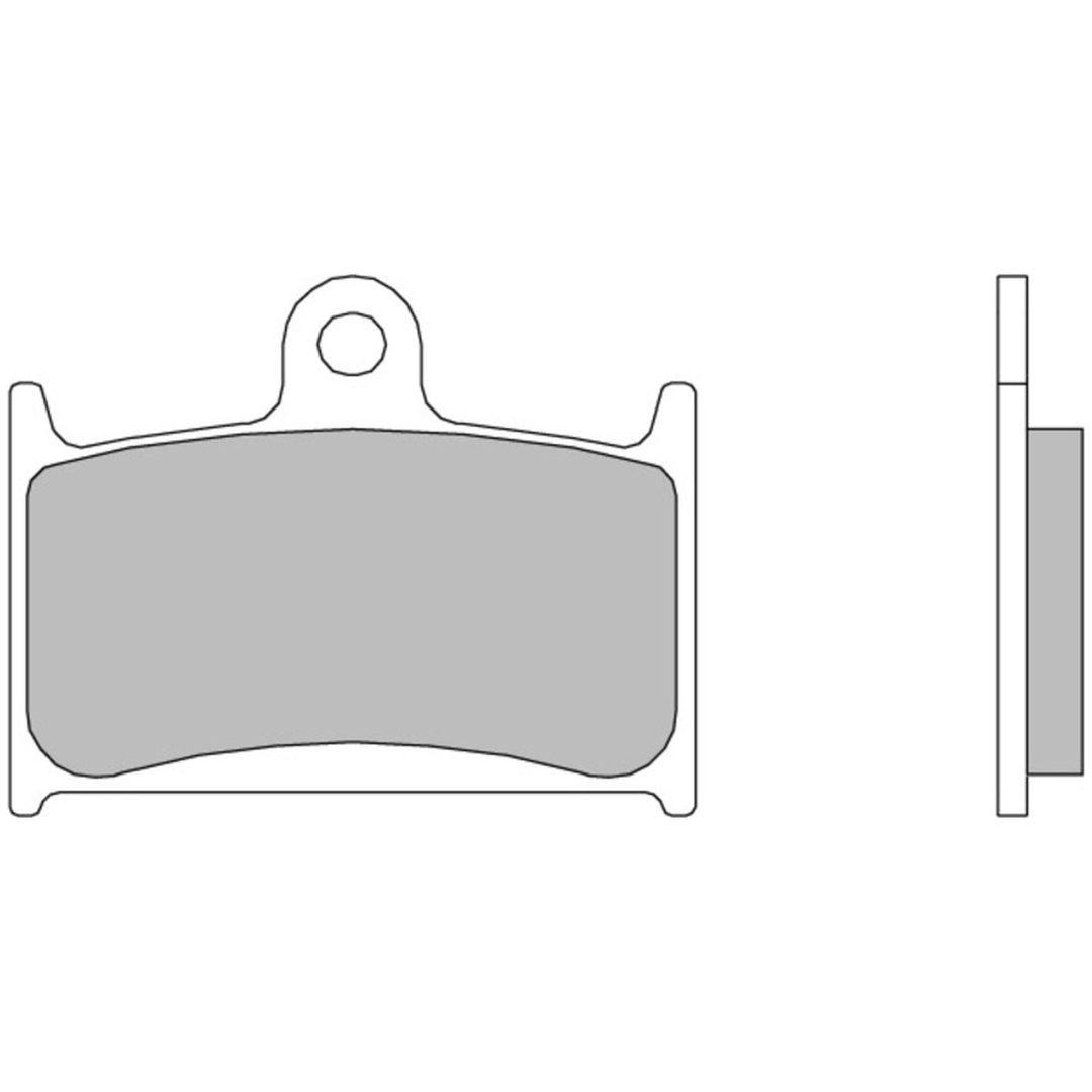 Bromsbelägg FRAM Kolkeramik Brembo – bild 3