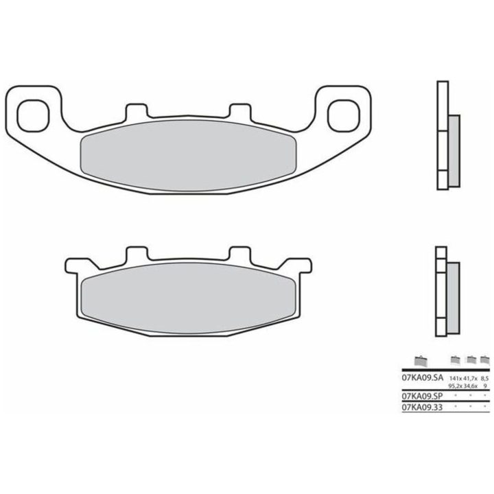 Bromsbelägg FRAM Kolkeramik Brembo – bild 2
