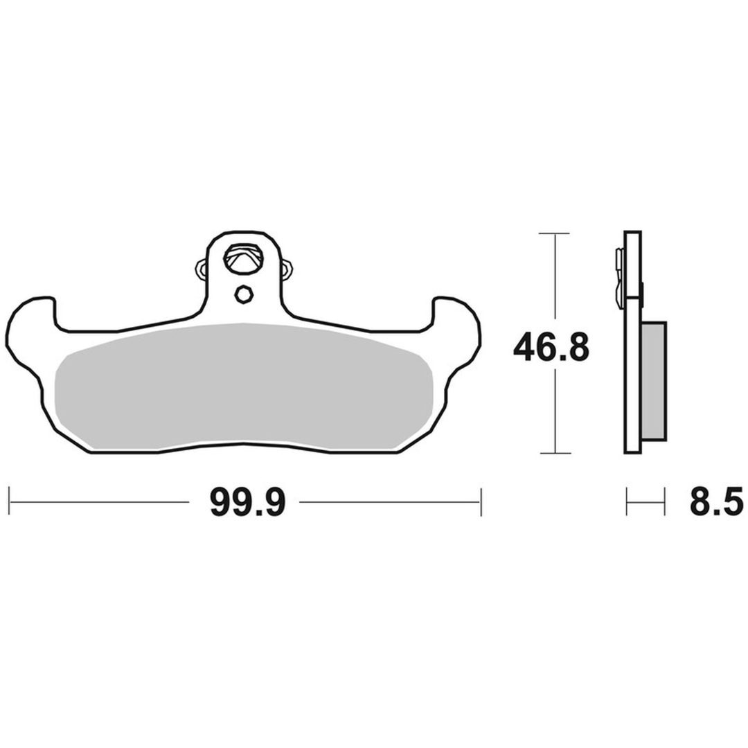 Bromsbelägg FRAM Kolkeramik Brembo