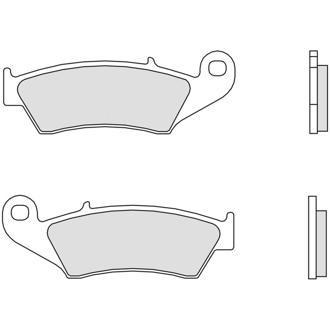 Bromsbelägg FRAM Kolkeramik Brembo – bild 3