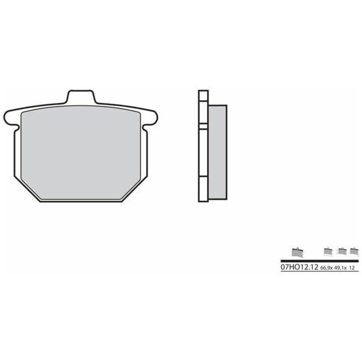 Bromsbelägg FRAM Kolkeramik Brembo – bild 2