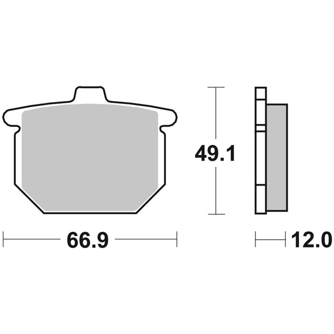 Bromsbelägg FRAM Kolkeramik Brembo