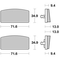 Bromsbelägg FRAM Kolkeramik Brembo
