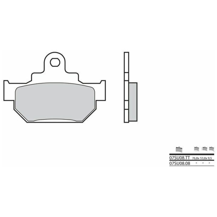 Bromsbelägg FRAM Kolkeramik Brembo – bild 2