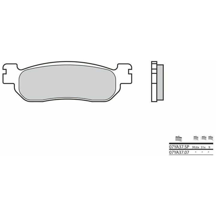 Bromsbelägg FRAM Kolkeramik Brembo – bild 2