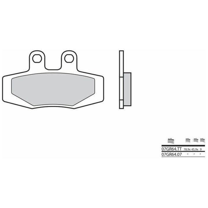 Bromsbelägg FRAM Kolkeramik Brembo – bild 2