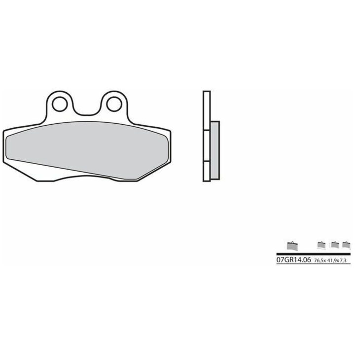 Bromsbelägg FRAM Kolkeramik Brembo – bild 2