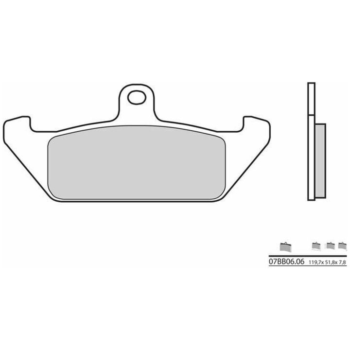 Bromsbelägg FRAM Kolkeramik Brembo – bild 2
