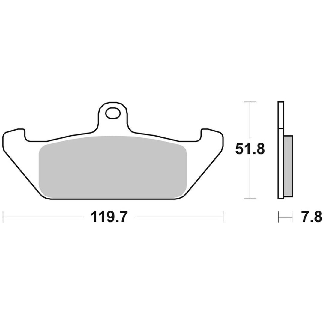 Bromsbelägg FRAM Kolkeramik Brembo