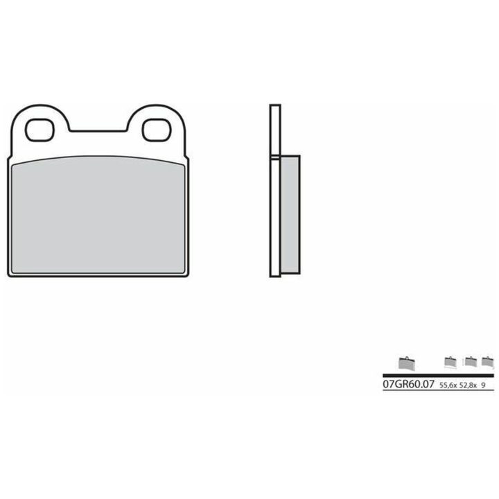 Bromsbelägg FRAM Kolkeramik Brembo – bild 2