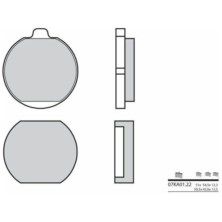 Bromsbelägg FRAM Kolkeramik Brembo – bild 2