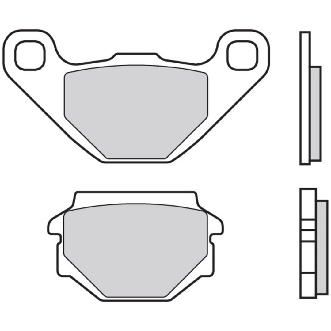 Bromsbelägg FRAM Kolkeramik Brembo – bild 3