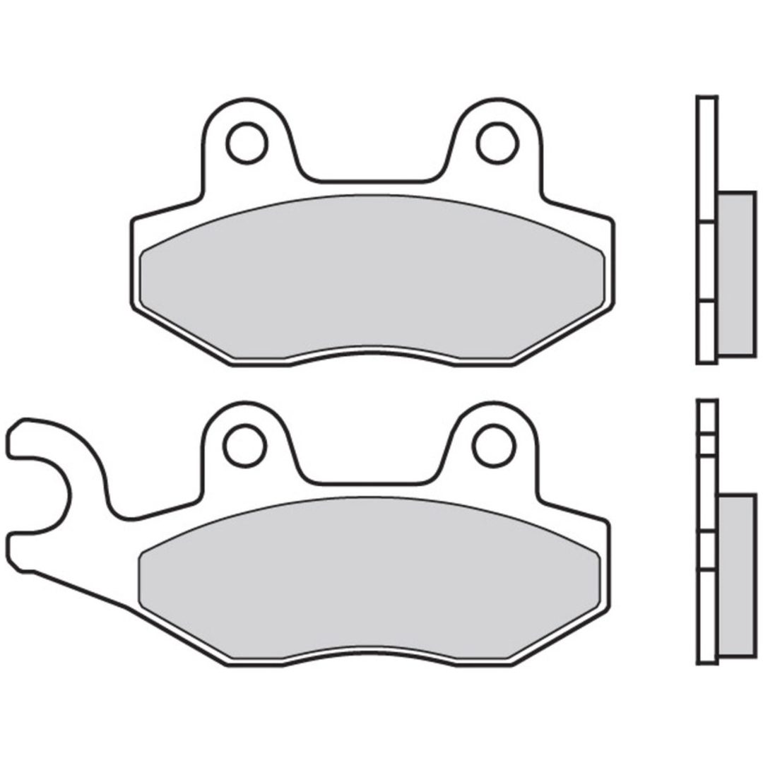 Bromsbelägg FRAM Kolkeramik Brembo – bild 3