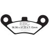 Bromsbelägg FRAM Long Life R Metall Sinter EBC BRAKE PAD SINTER ATV/MX – miniatyr 1