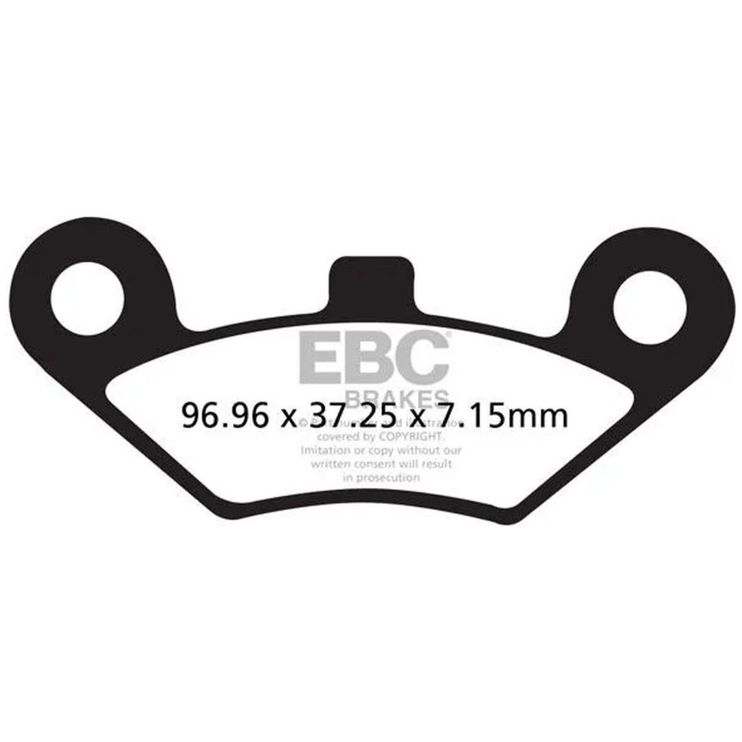 Bromsbelägg FRAM Long Life R Metall Sinter EBC BRAKE PAD SINTER ATV/MX