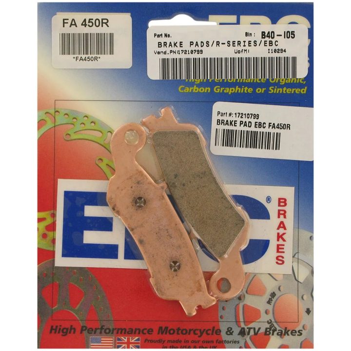 Bromsbelägg FRAM Long Life R Metall Sinter EBC Long Life – bild 2